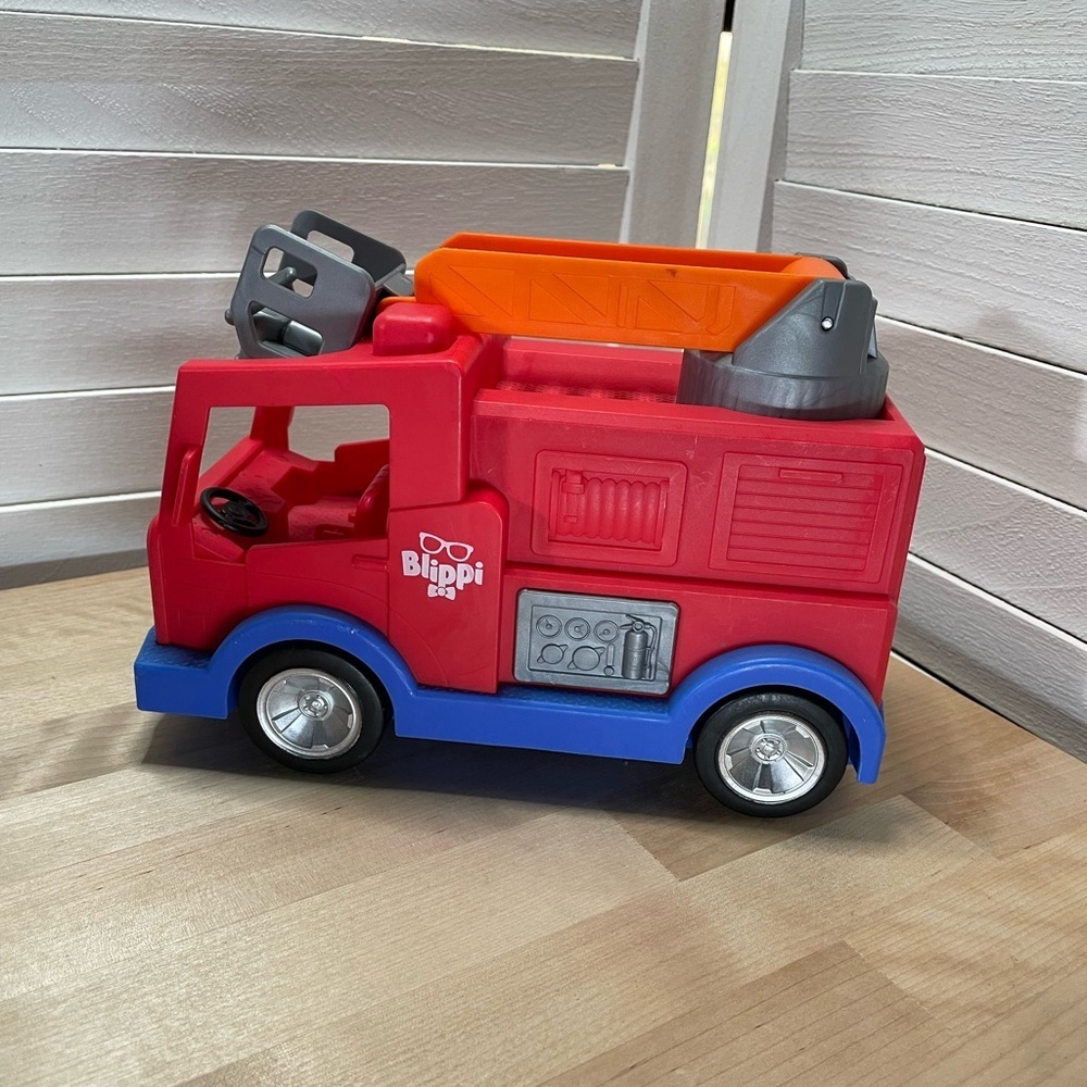 Blippi Red and Blue Fire Engine